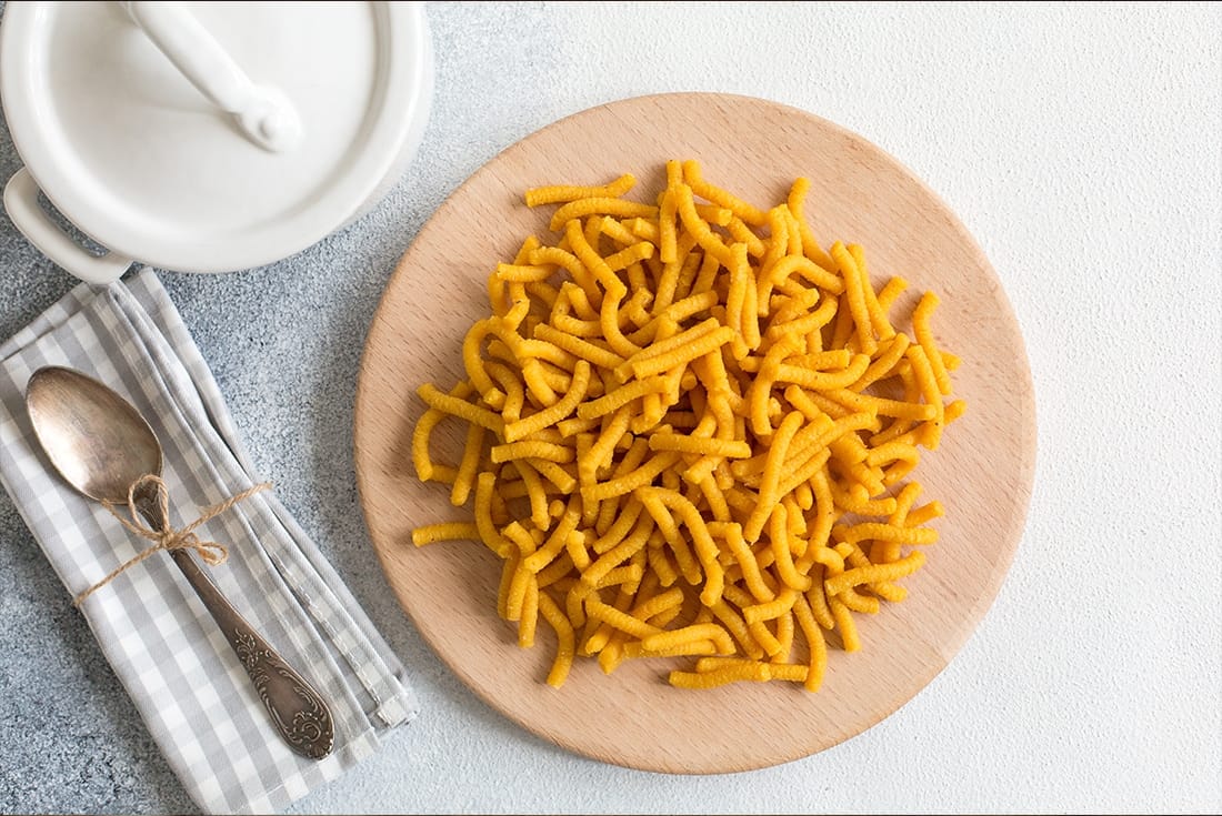 Passatelli asciutti con crema di Parmigiano