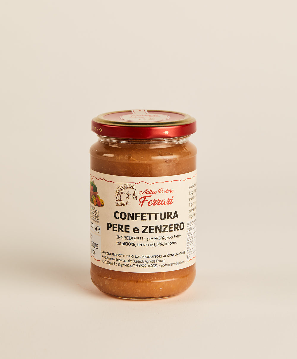 Confettura Artigianale Pera e Zenzero