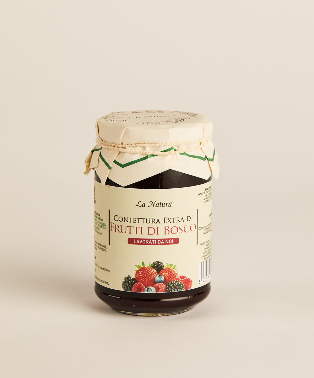 Confettura artigianale di frutti di bosco